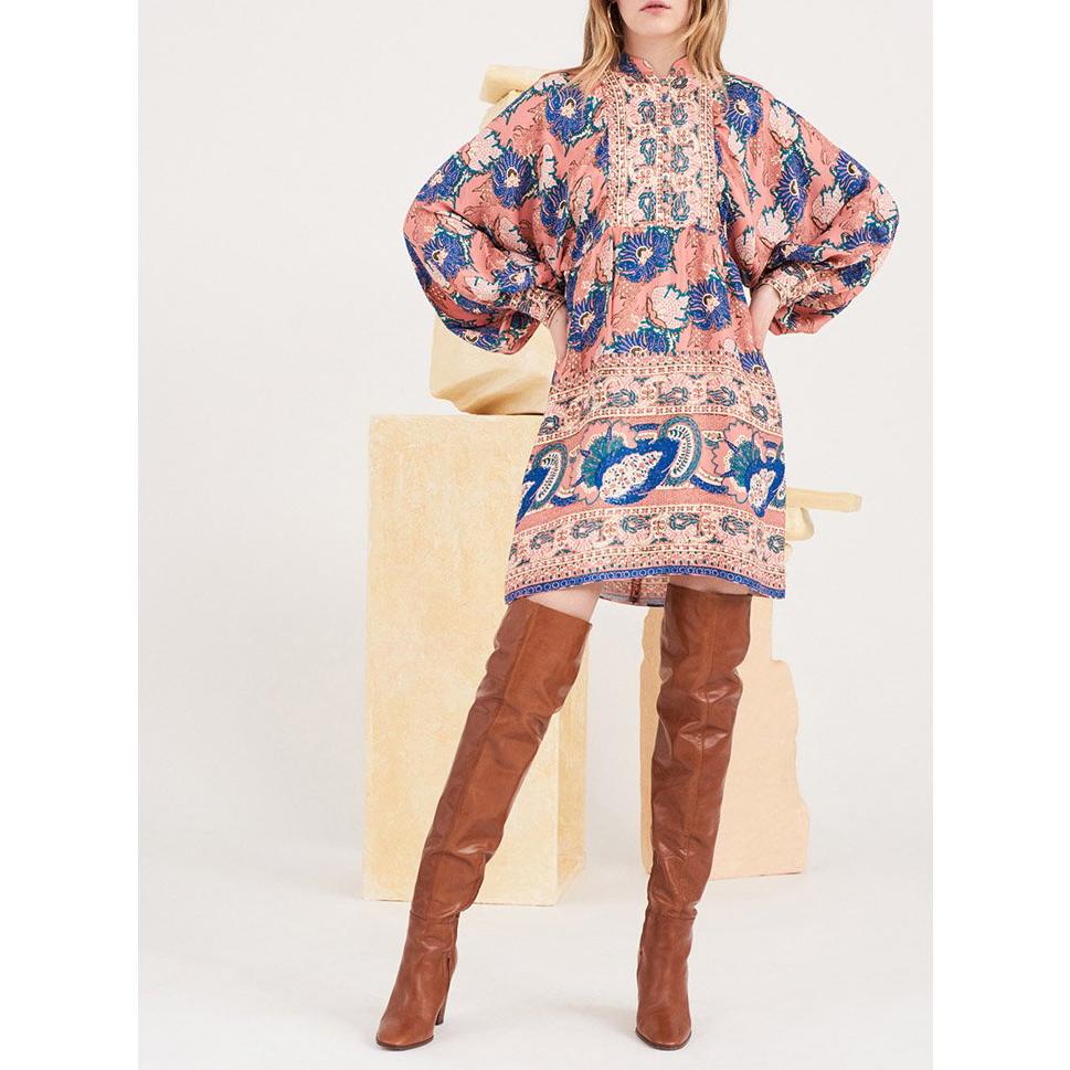 Abbye Printed Short Dress