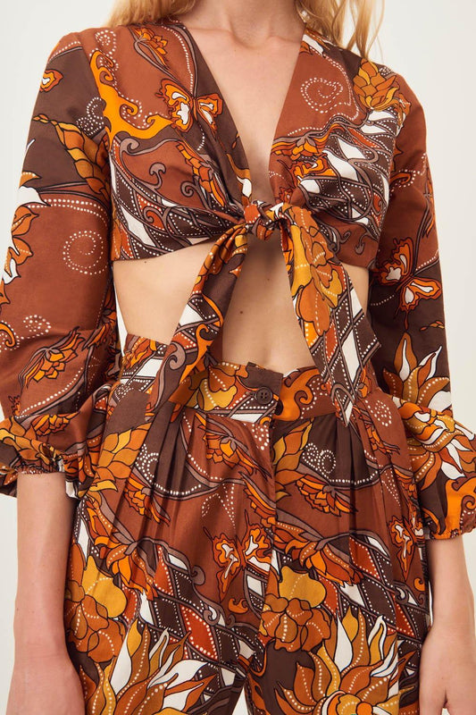 Ramba Crop Top with Bow