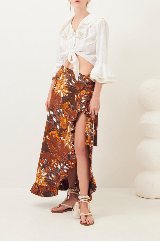 Ramba Slitted Maxi Skirt