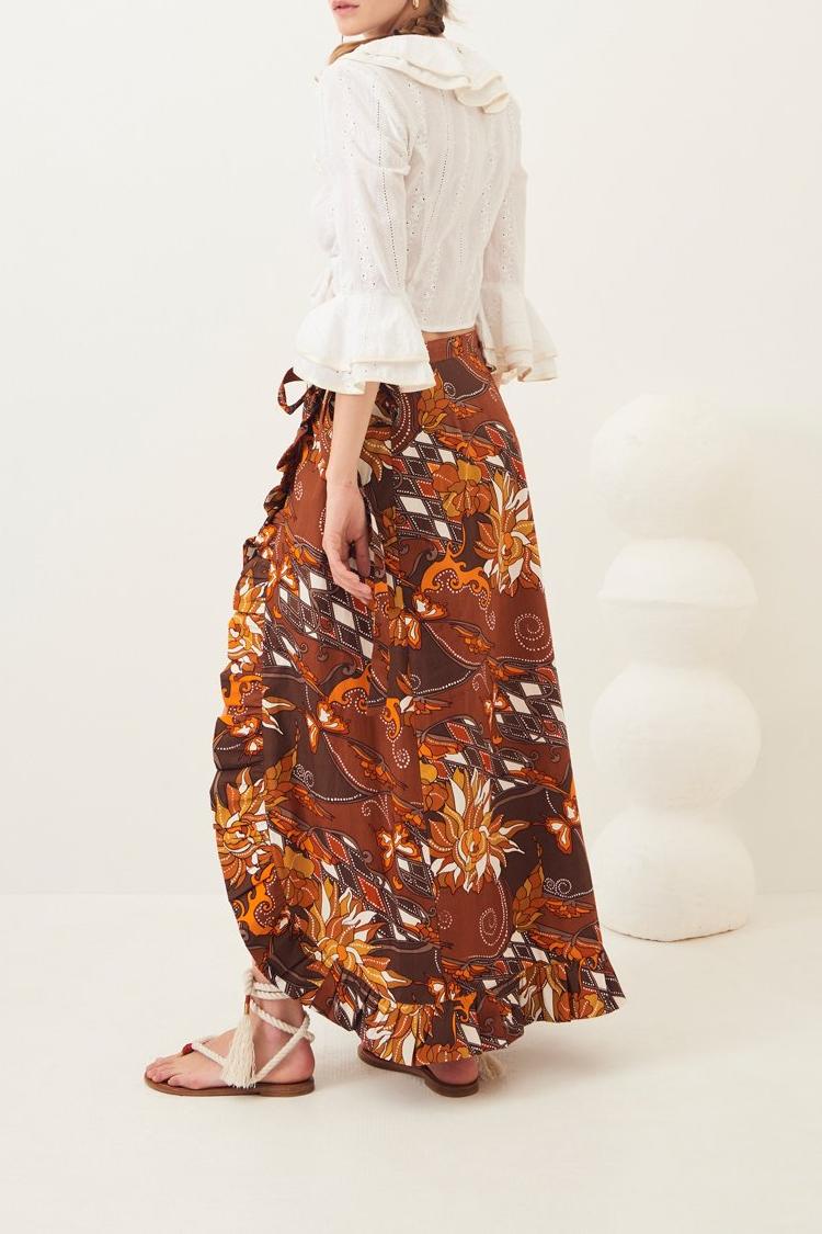 Ramba Slitted Maxi Skirt