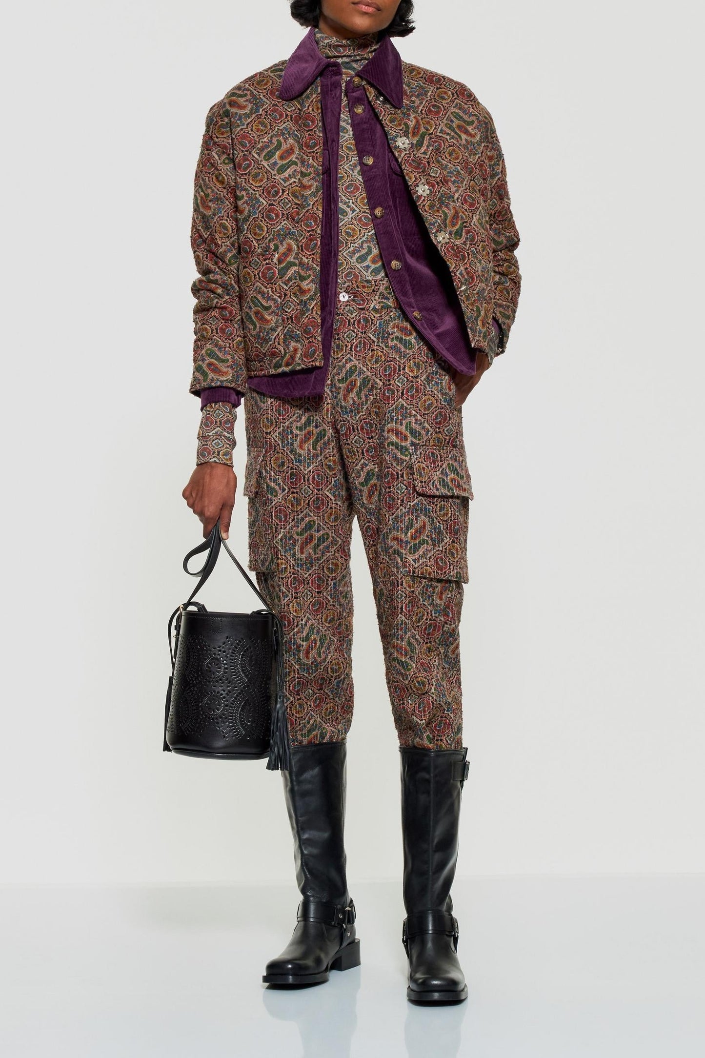 Chaqueta acolchada con estampado Zina