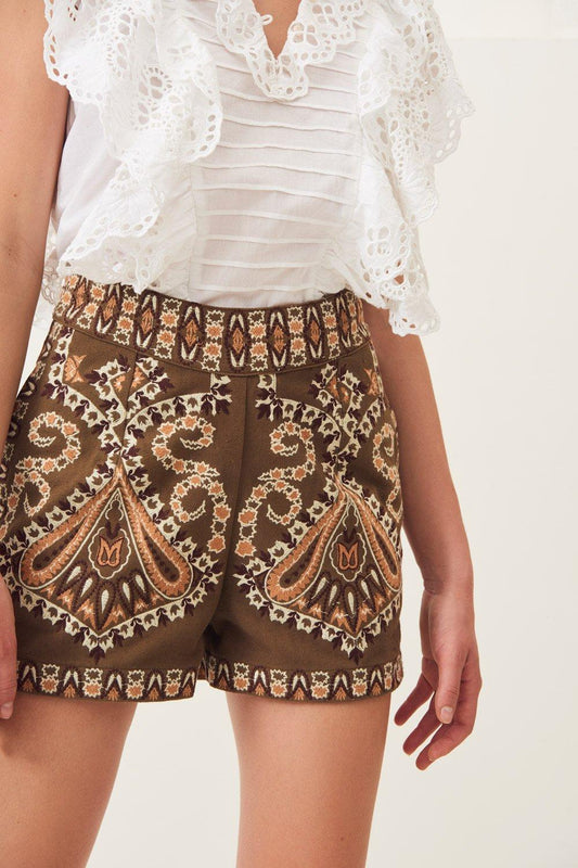 Tako Traditional High-Waisted Shorts