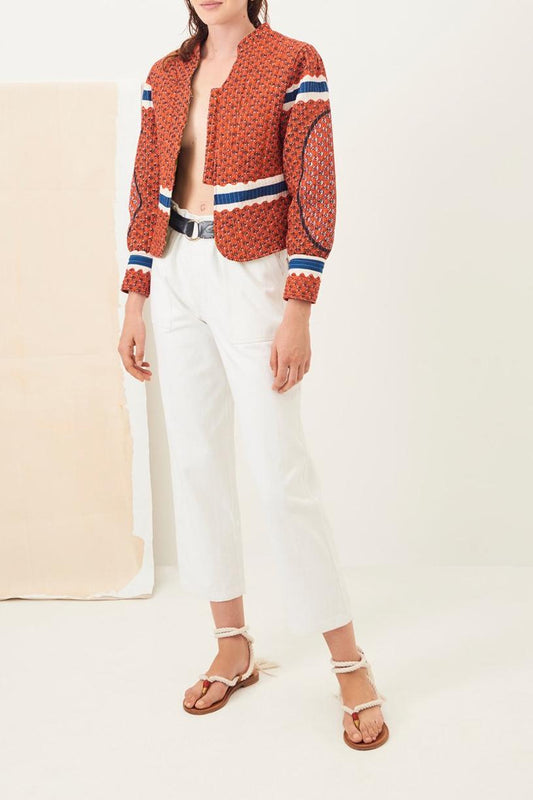 Ronan Cotton Chino Pants - White