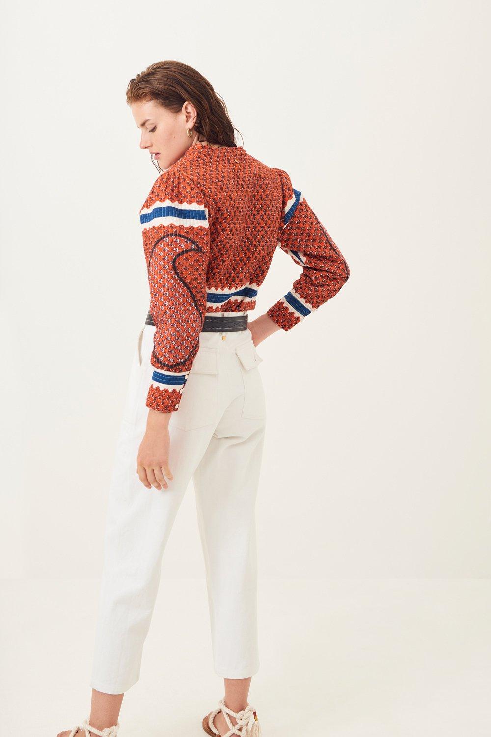 Ronan Cotton Chino Pants - White