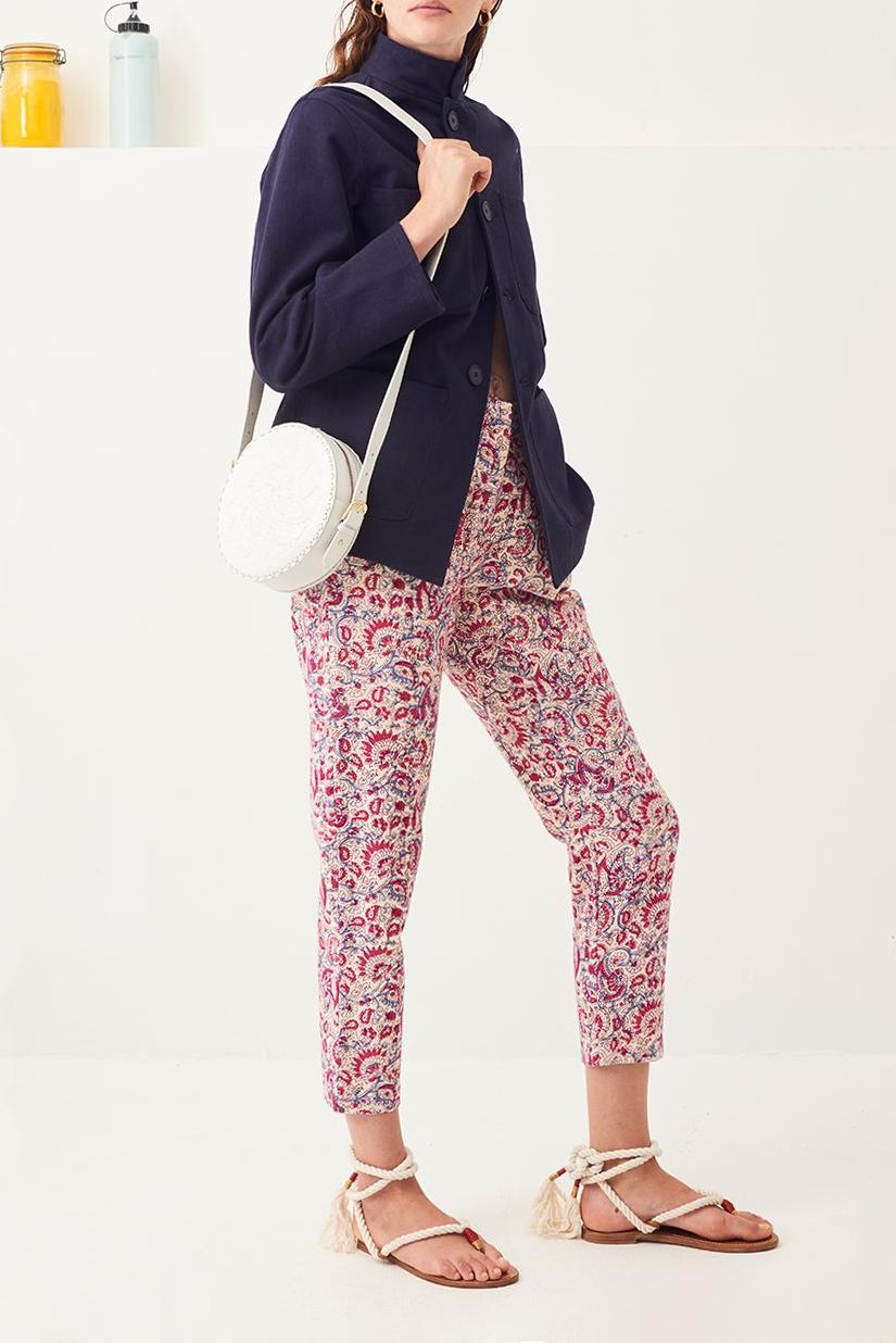 Ronan Military-Inspired Cotton Jacket - Navy Blue