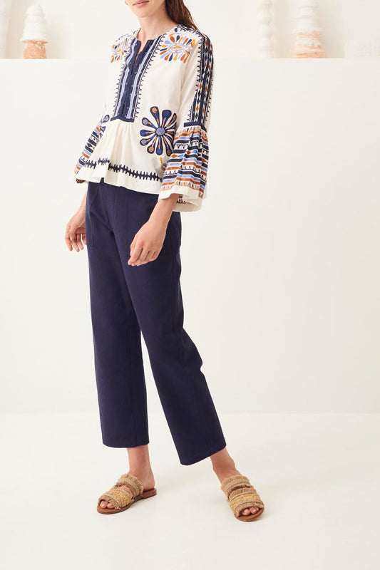 Malika Traditional Embroidered Blouse