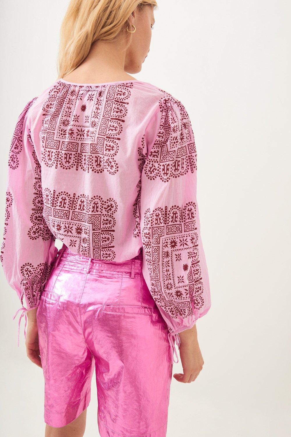 Lumi High Waisted Shorts - Pink