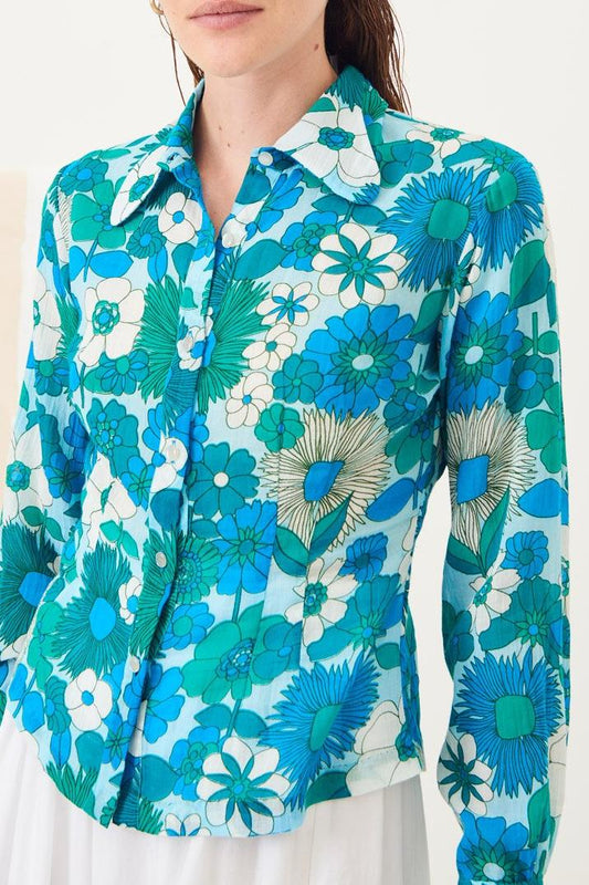 Lorette Lightweight Shirt - Blue