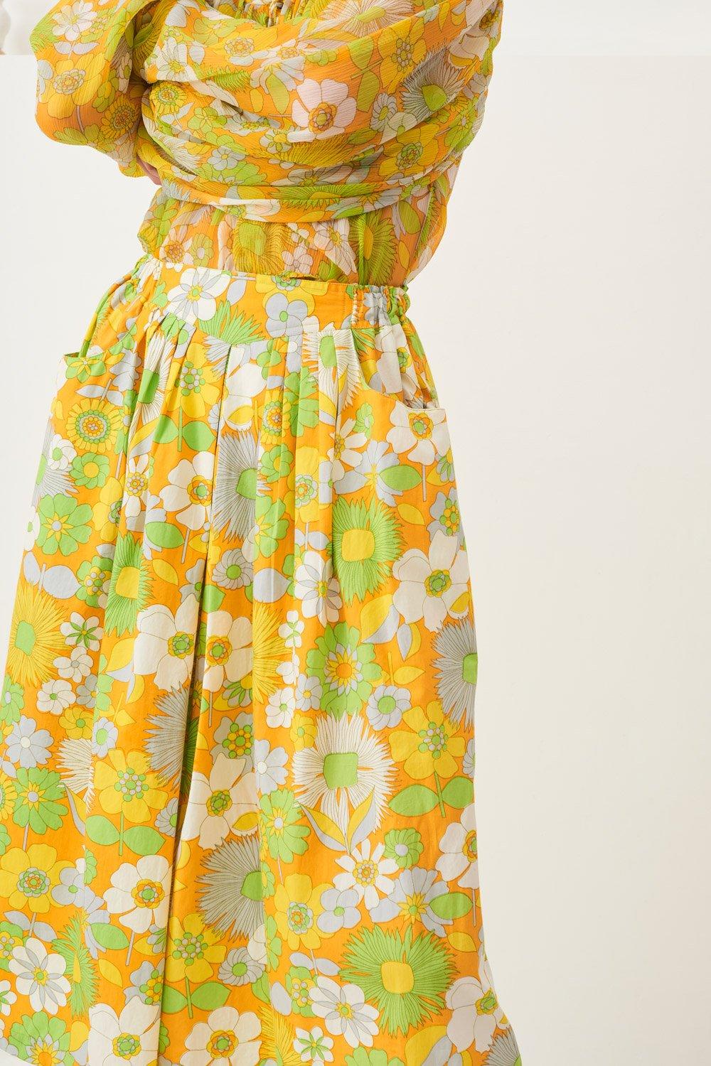 Lorette Poplin Culottes - Yellow