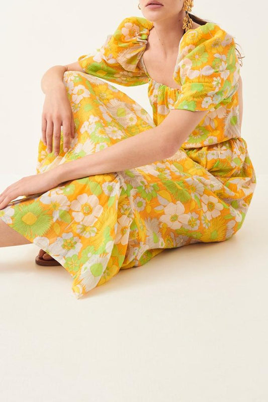 Lorette Maxi Halter Dress - Yellow