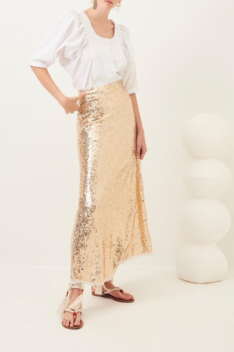 Lassa Sequined Maxi Skirt