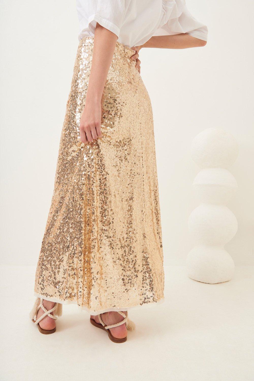 Lassa Sequined Maxi Skirt