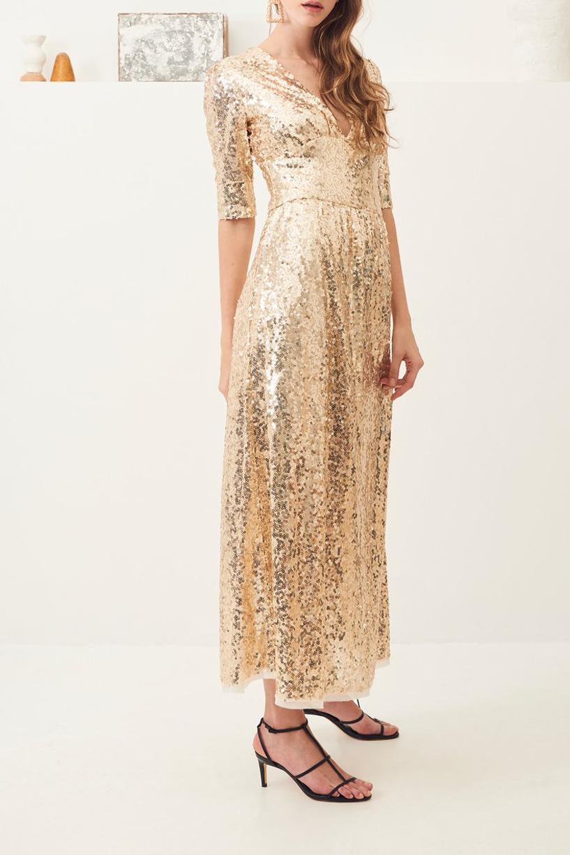 Lassa Sequined Maxi Dress