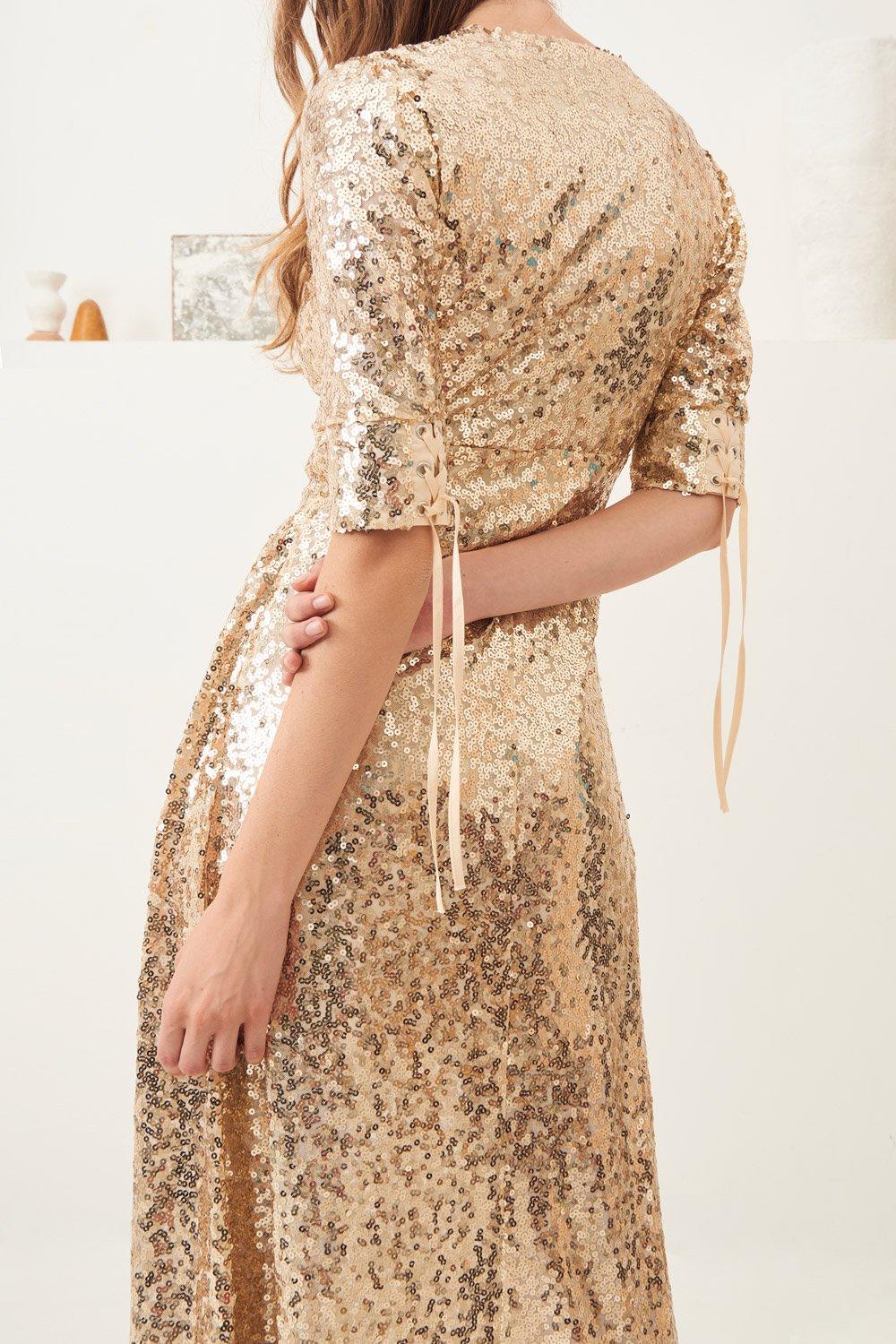 Lassa Sequined Maxi Dress