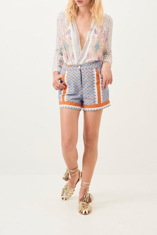 Emilia Embroidered Jacket - White