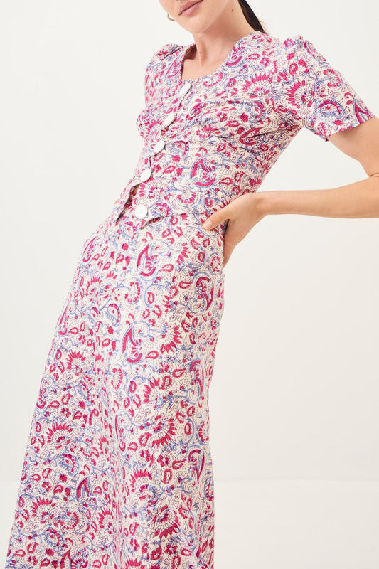 Chérie Printed Poplin Skirt - Pink