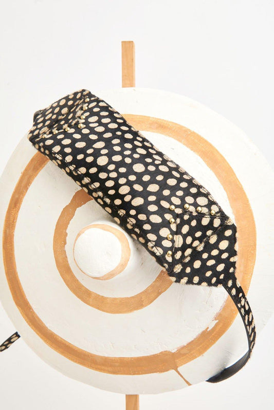 West Leather Fanny Pack - Polka Dot