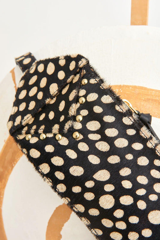 West Leather Fanny Pack - Polka Dot