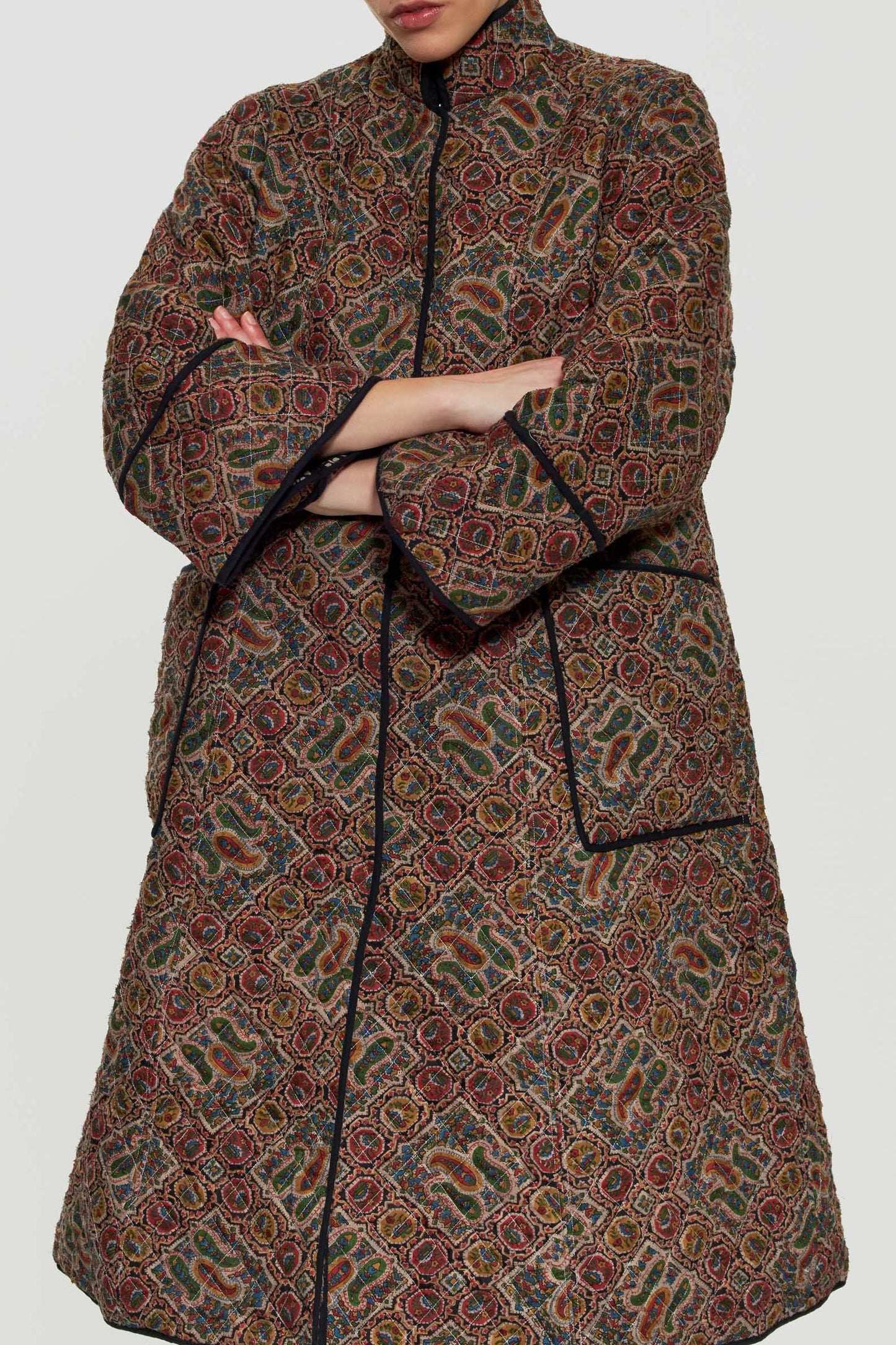 Zina quilted coat