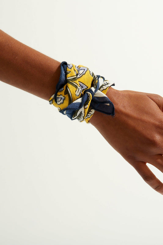 Marius Printed Bandana - Yellow