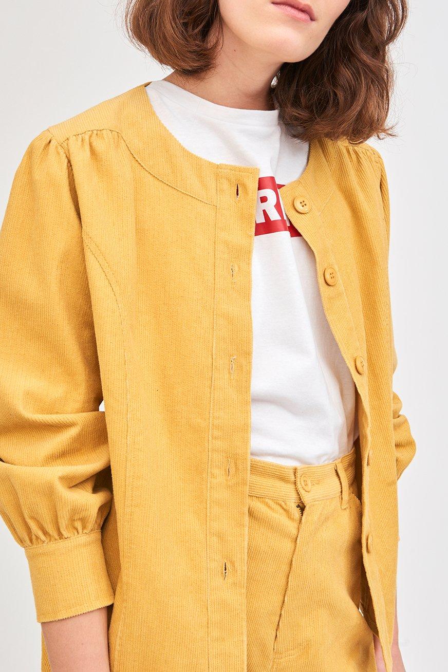 Foly Corduroy Jacket - Yellow