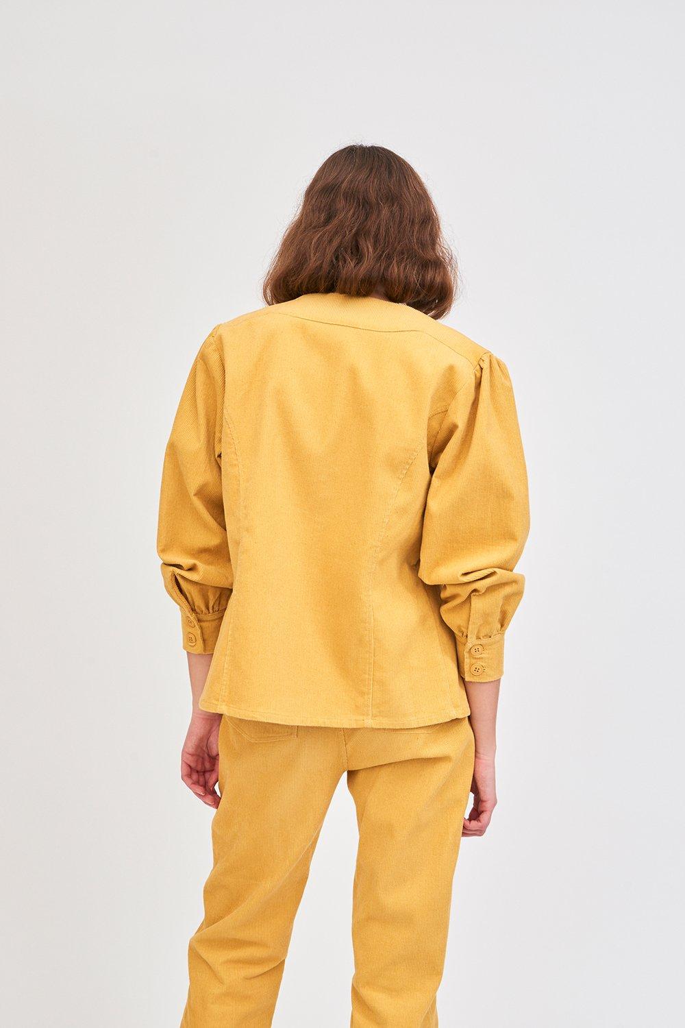 Foly Corduroy Jacket - Yellow