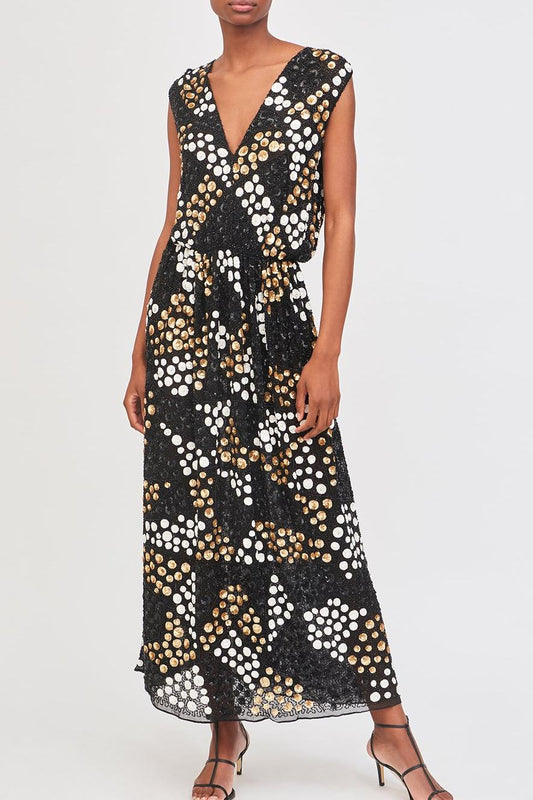 Andy Sequined Long Dress