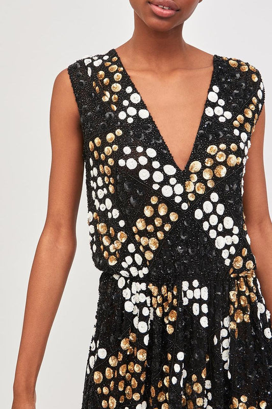 Andy Sequined Long Dress