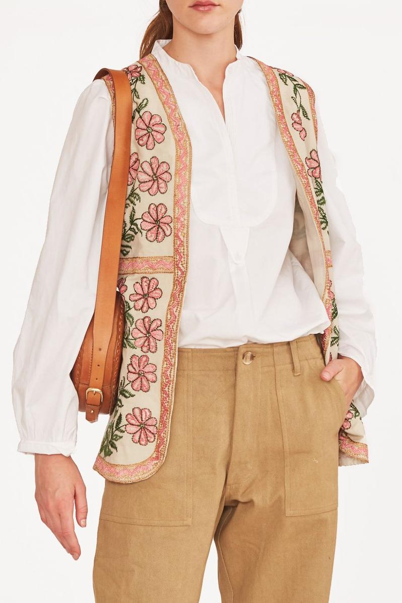 Wood Multicolor Vest