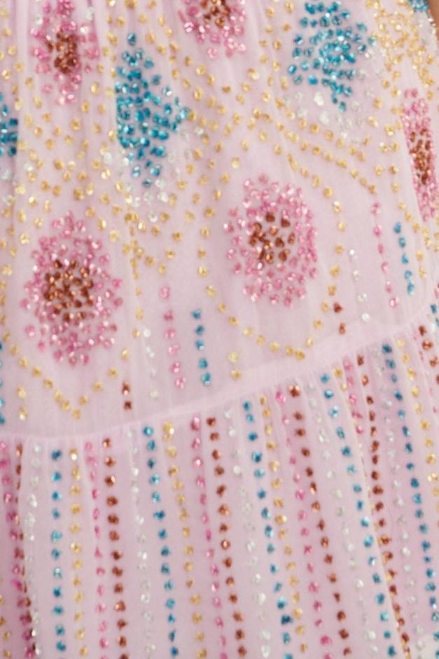 Vestido mini con lentejuelas Louise - Parma