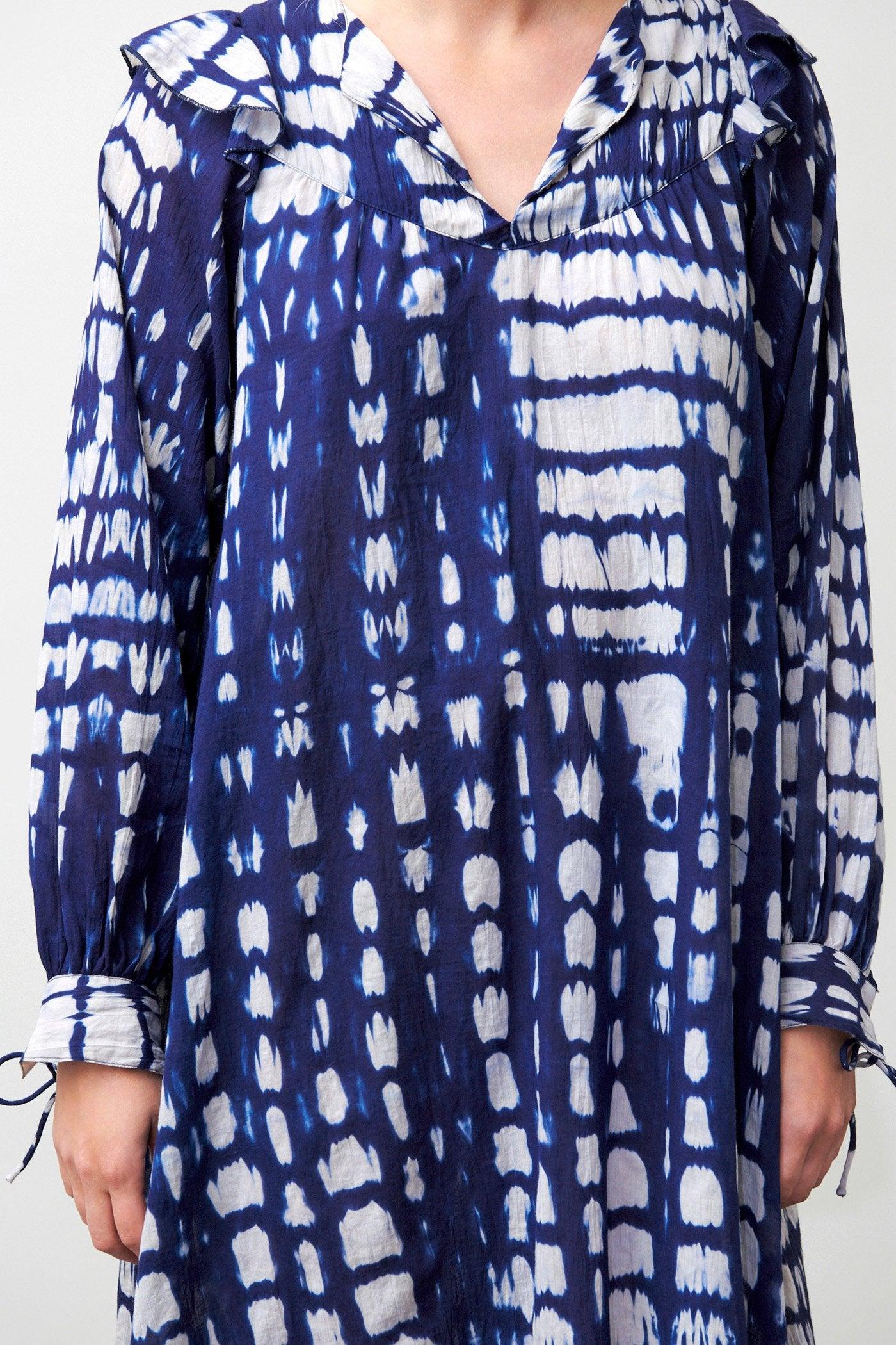 Atlas Navy Midi Dress