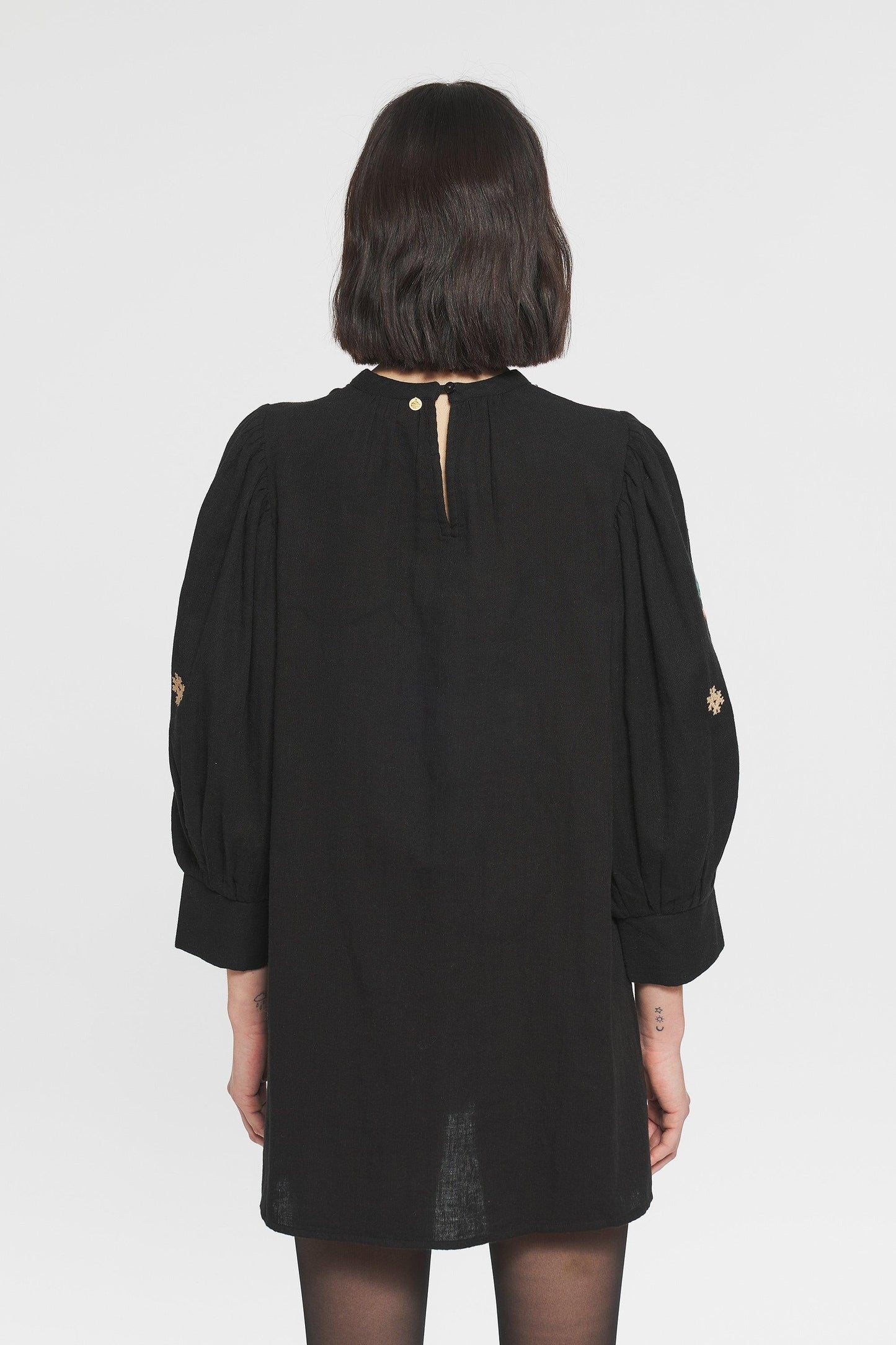 Rafi Embroidered Mini Dress