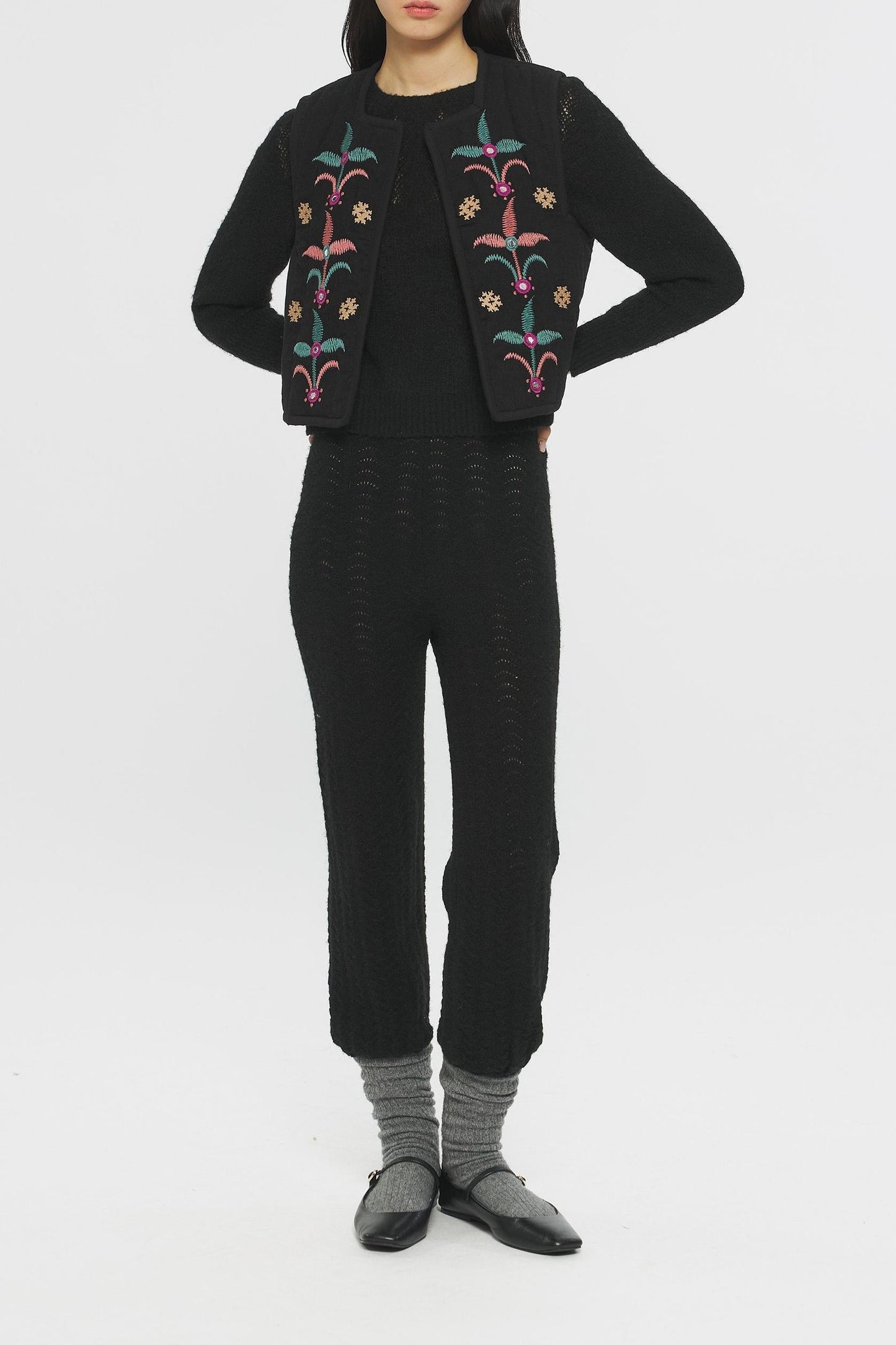 Rafi Embroidered gilet