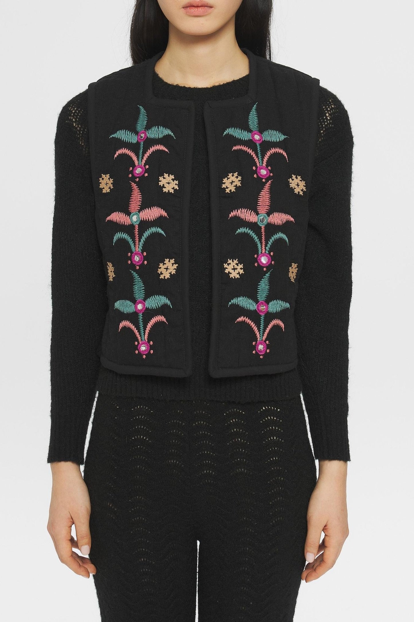 Rafi Embroidered gilet