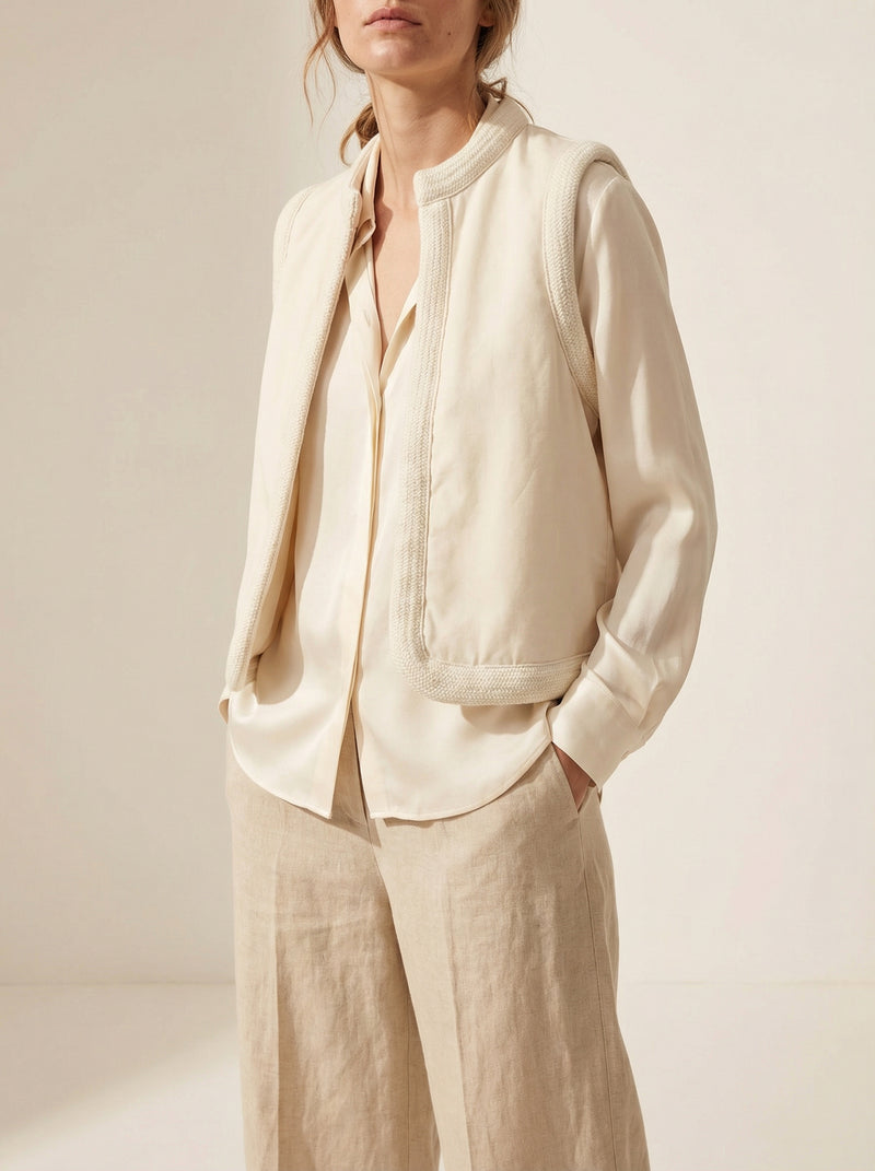 Gilet Beige sans manche