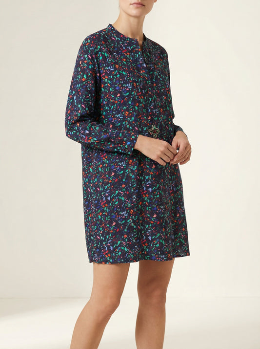 Vestido túnica Terazza Idje Navy