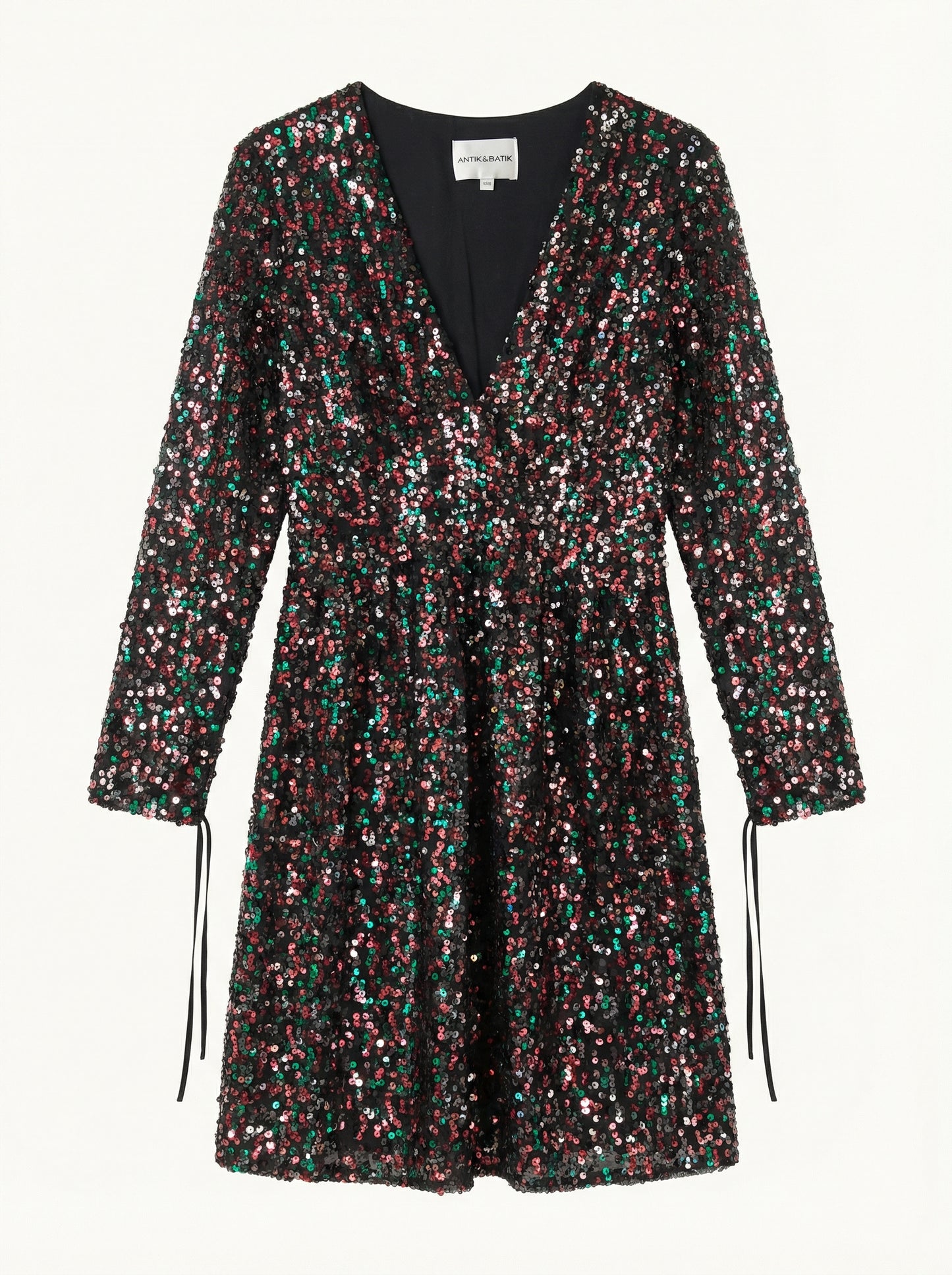 Multicolored sequin dress
