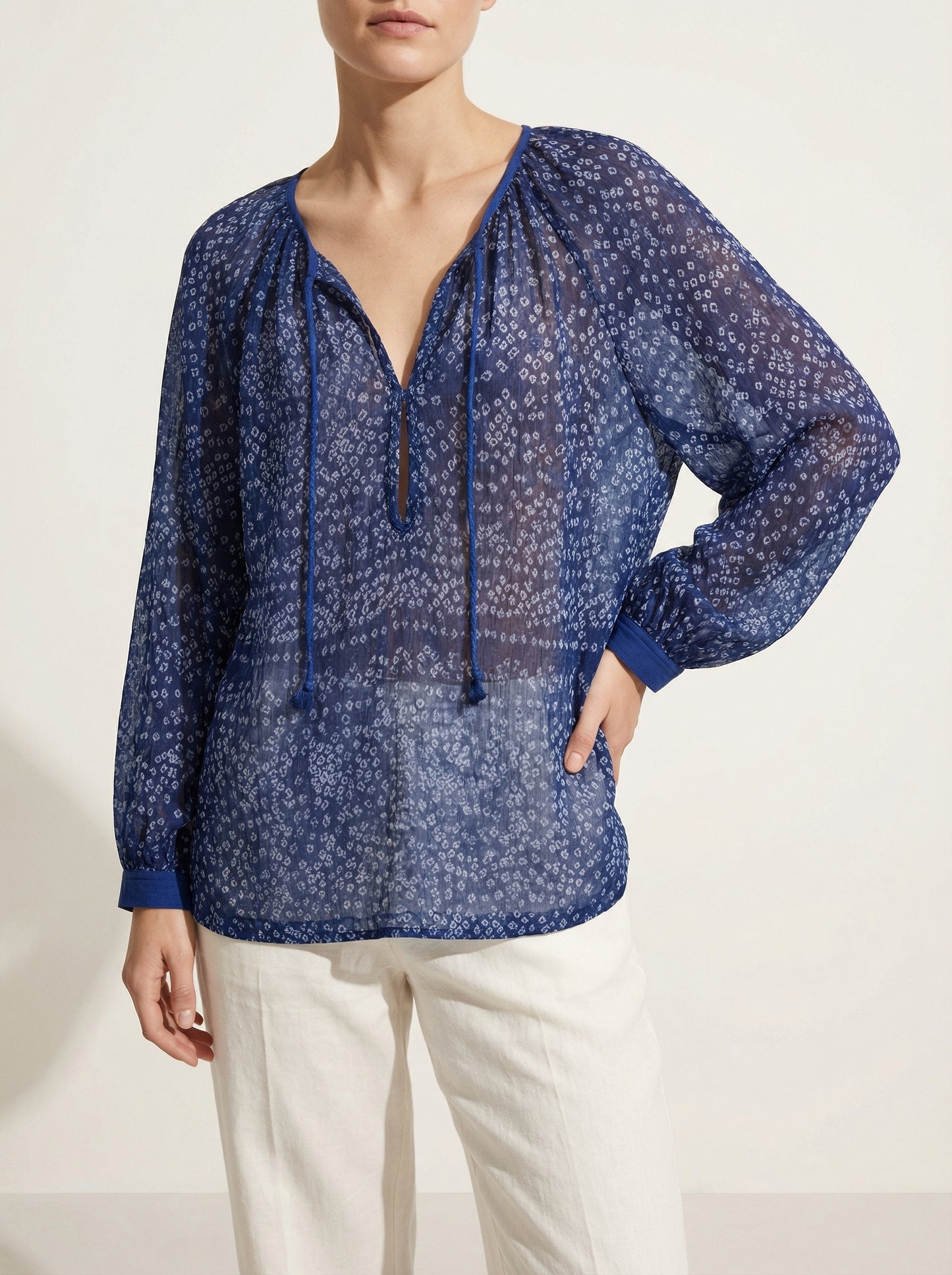 Blusa índigo Matteo