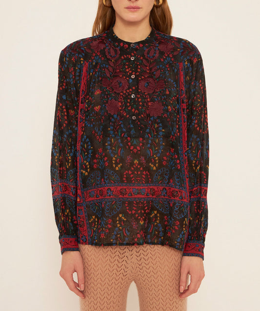 Blouse brodée Tamir