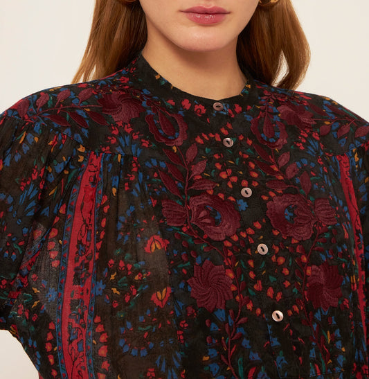 Blouse brodée Tamir