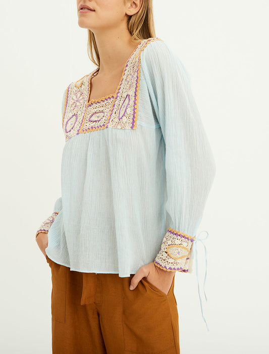 Blouse crochet Lucia