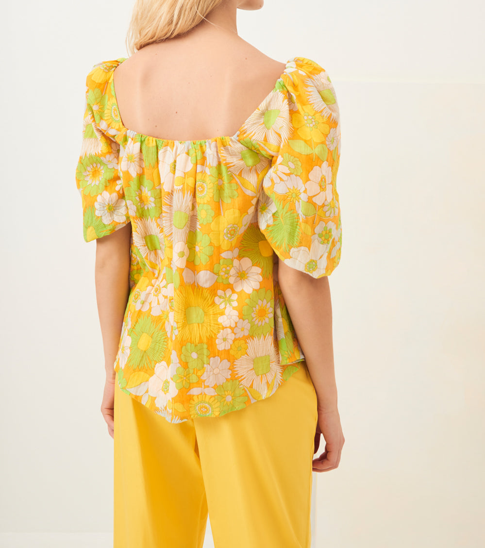 Blouse manches bouffantes Lorette