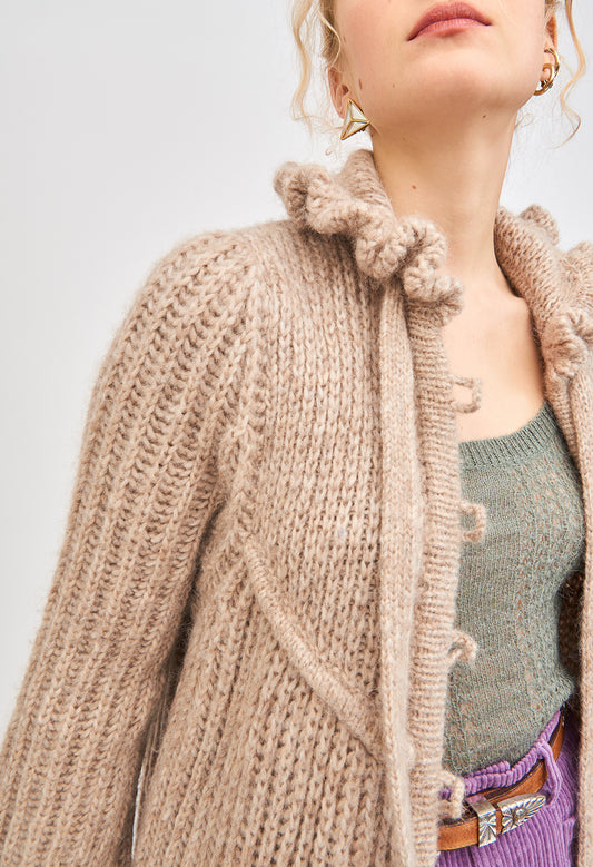 Gilet long en maille Marta