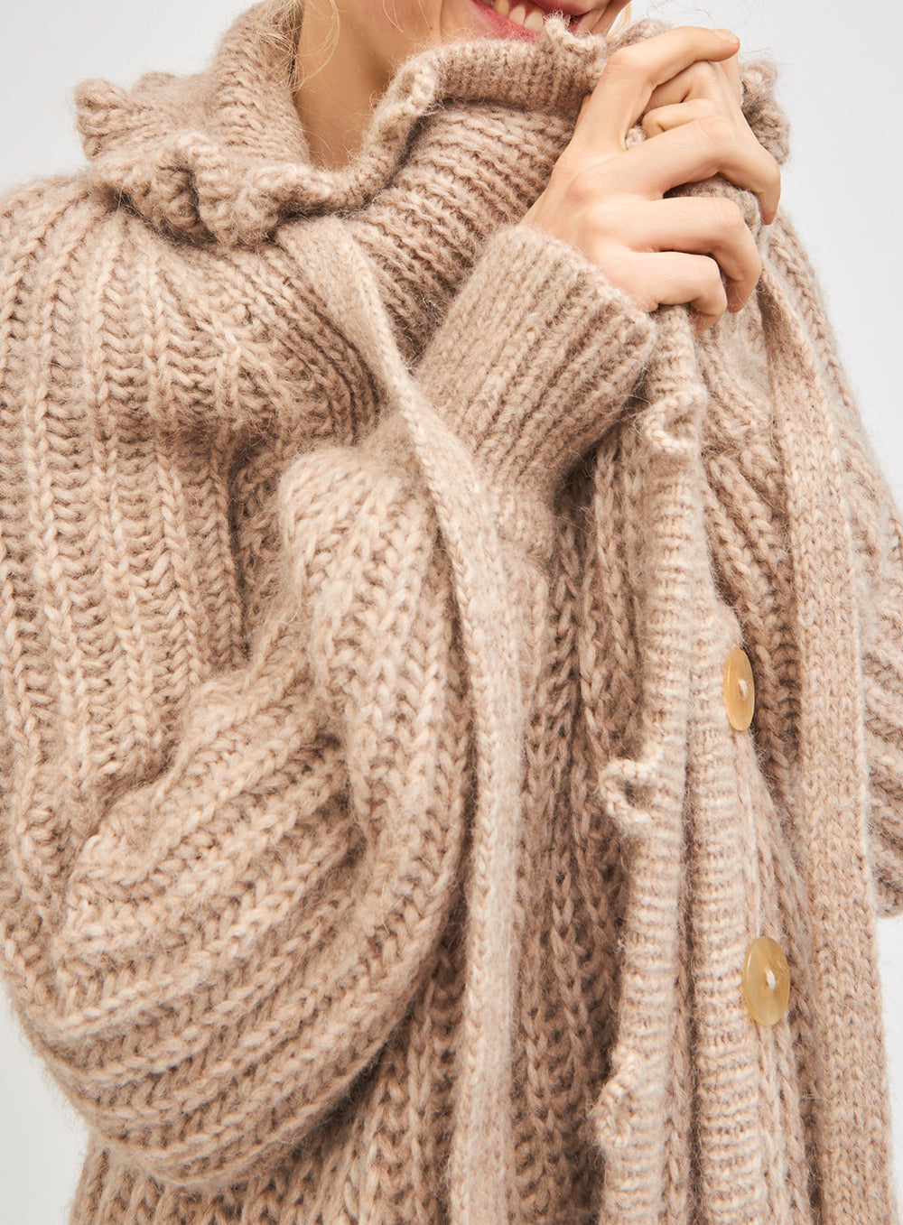 Gilet long en maille Marta