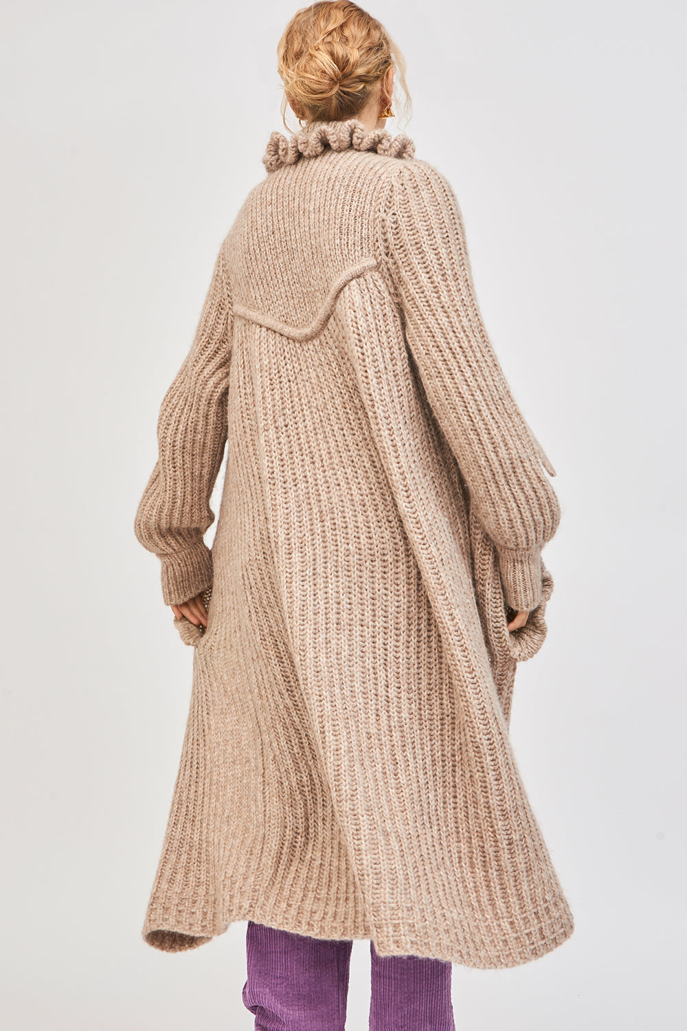 Gilet long en maille Marta