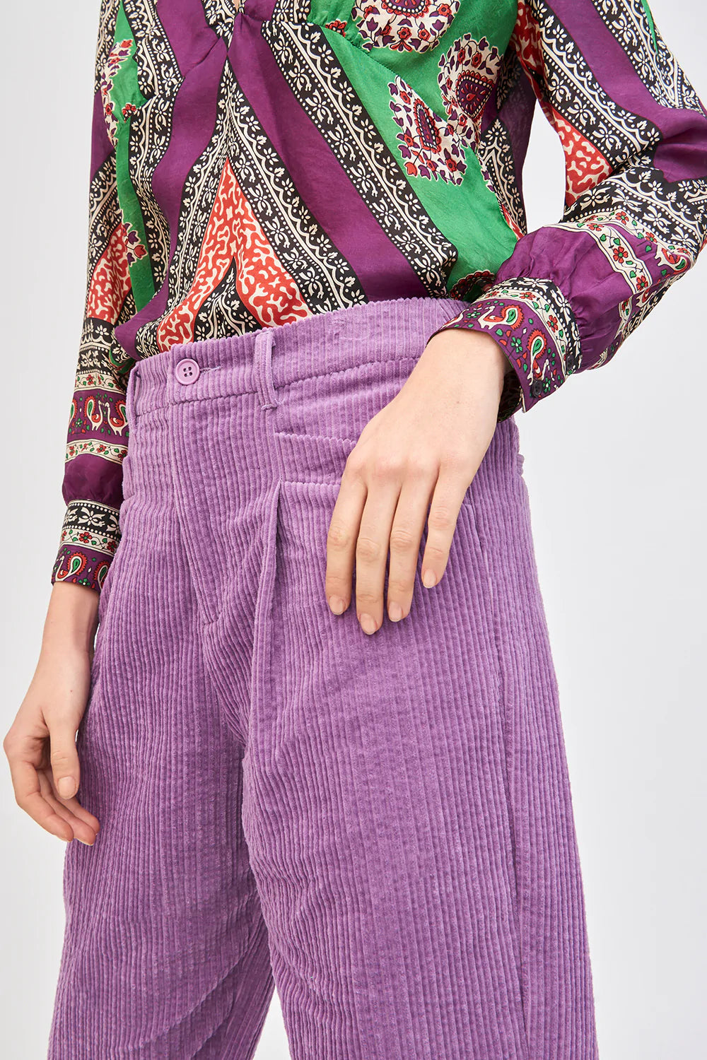 Blouse en soie imprimée Oriana
