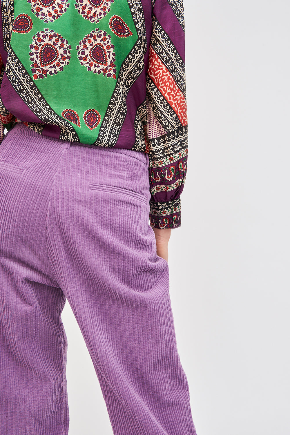 Blouse en soie imprimée Oriana