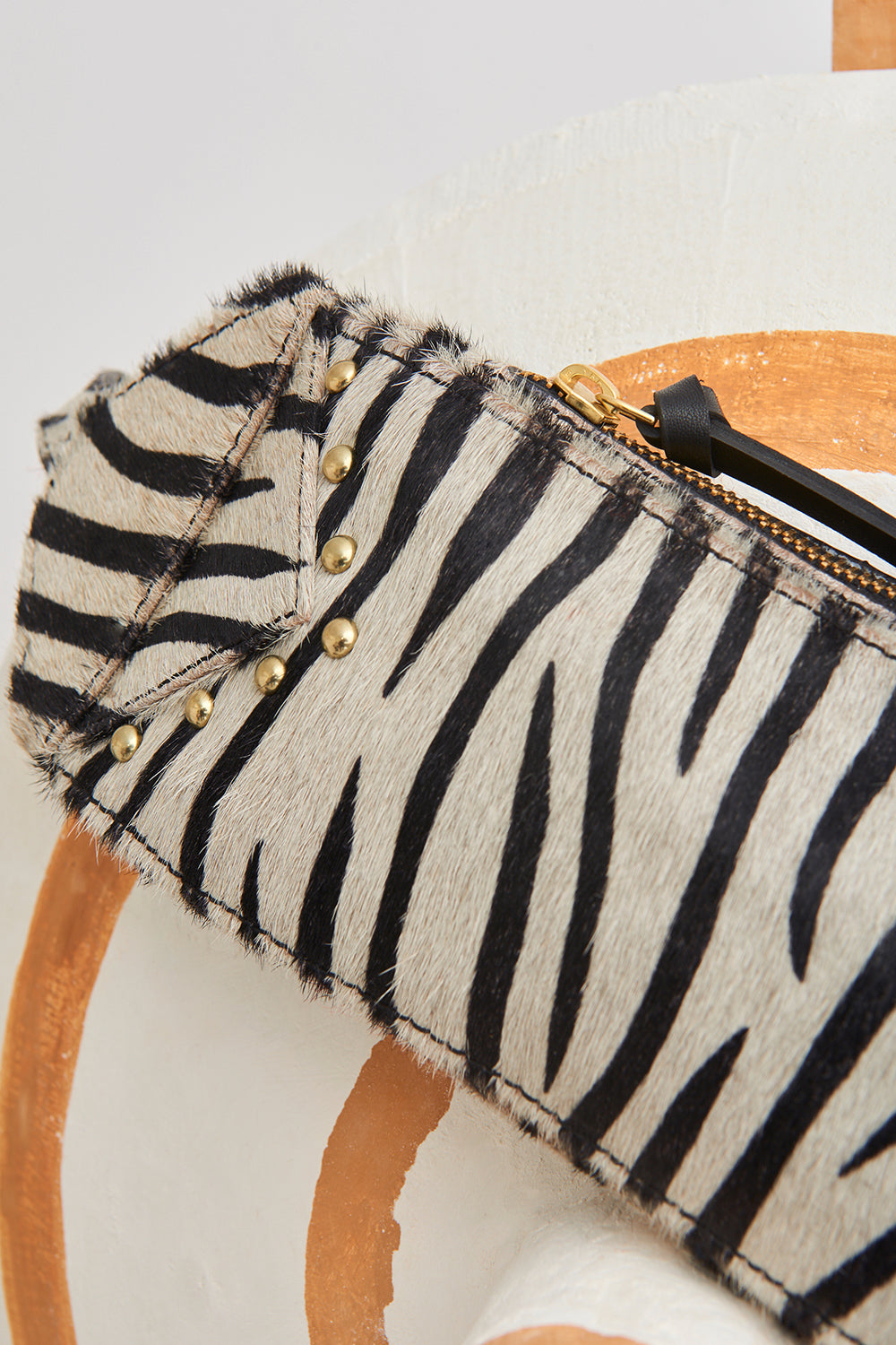 Sac banane en cuir imprimé West