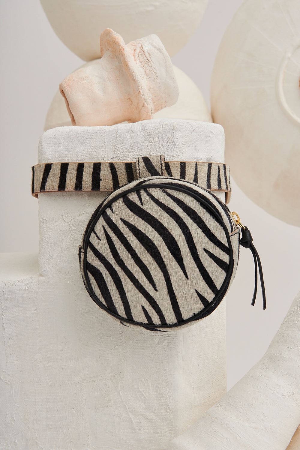 Ceinture en cuir imprimé West