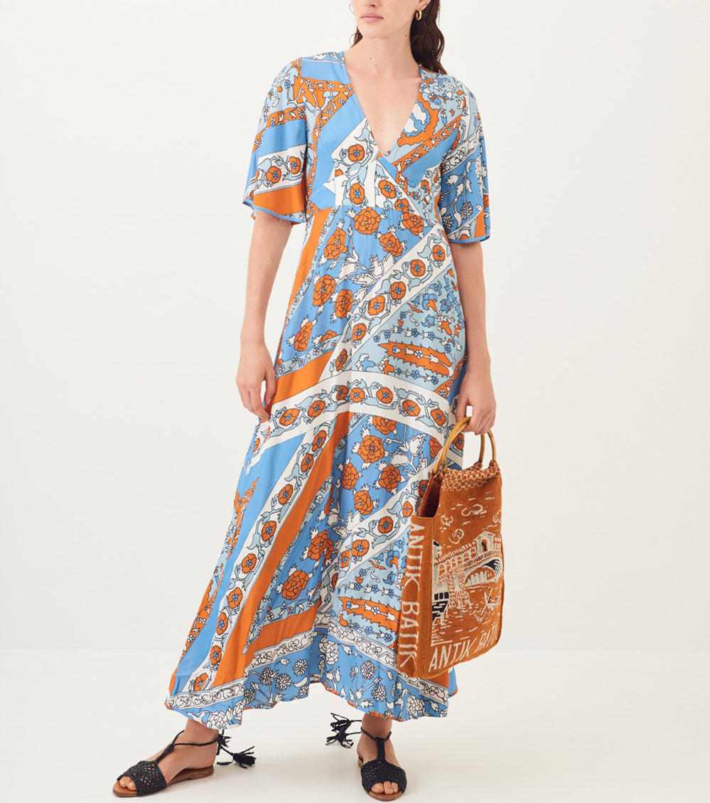 Robe longue fluide Leandra
